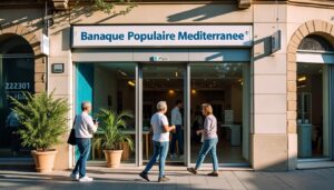 Photos de la Banque Populaire Méditerranée à Nice : engagement et proximité